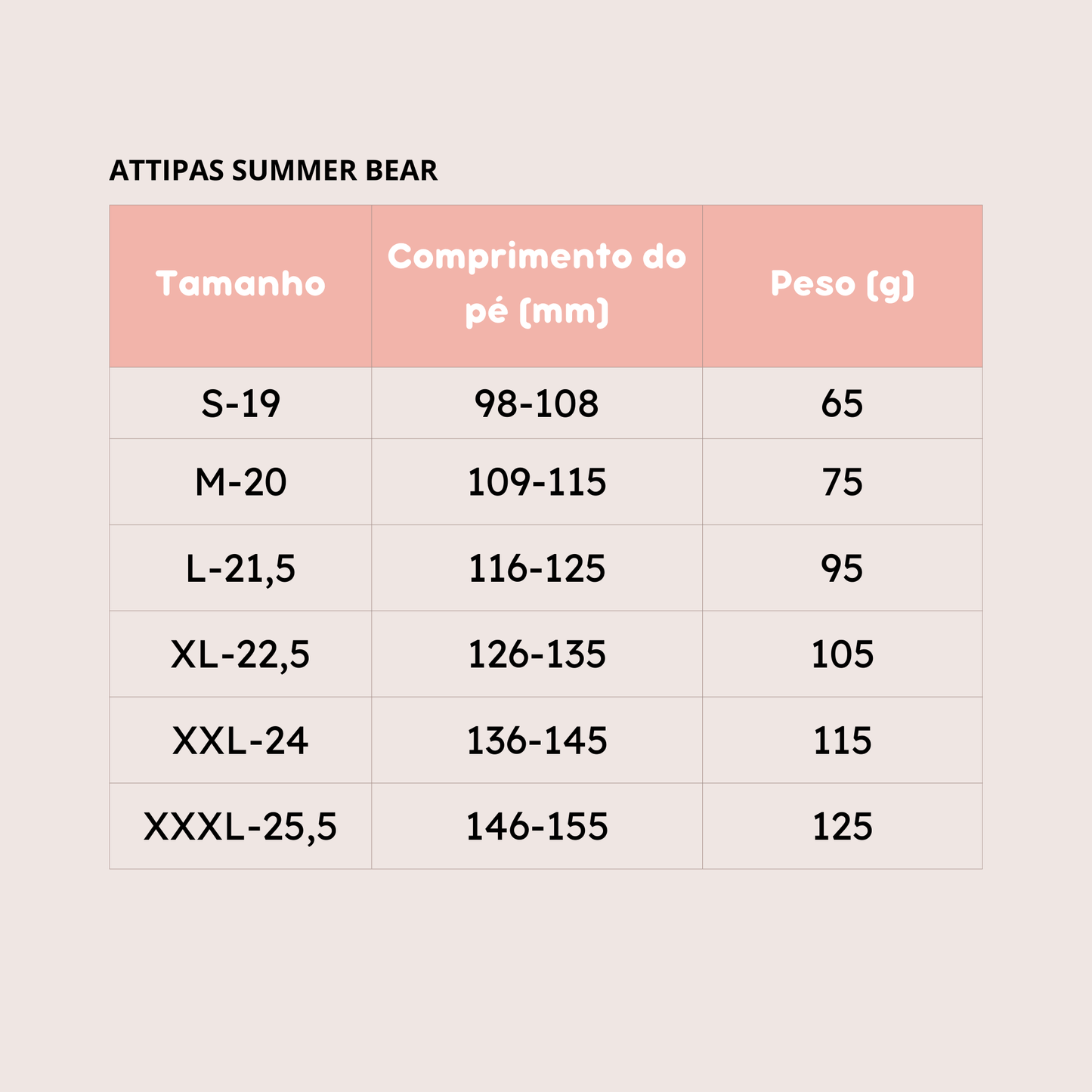 Attipas Summer Bear Rosa