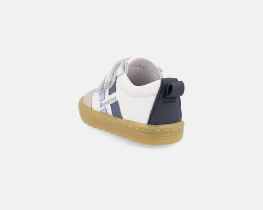 Sapatilhas Blanditos Lisboa Branco e Azul
