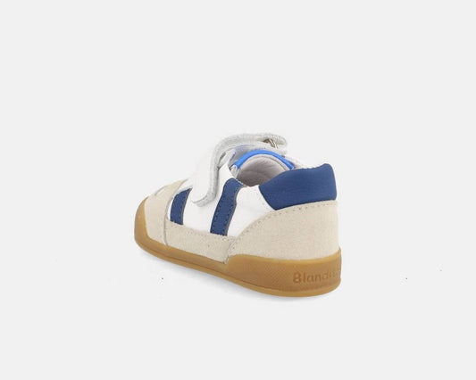 Sapatilhas Barefoot Blanditos Nepal Azulon em couro com sola flexível e conforto duradouro.