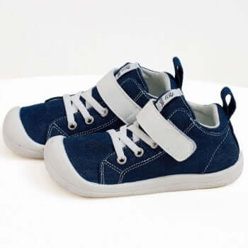 Attipas Denim Skin Shoes Deep Blue
