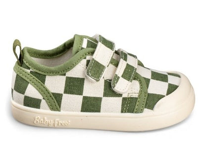 Sapatilhas Baby Free by Chetto Lona Verde