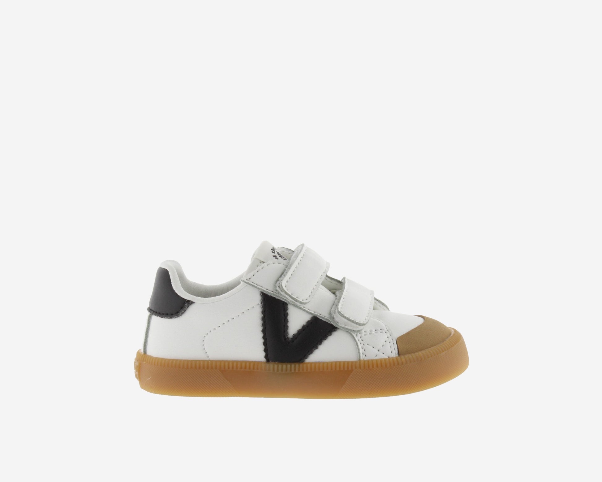 Sapatilhas Oliver Risca Preta, sapatilhas veganas com design minimalista e sola flexível, ideais para crianças.