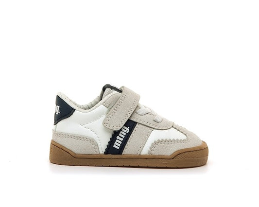 Sapatilhas Mustang Free Baby Branco e Azul