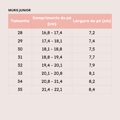 Sapatilhas Muris Petra Junior Bark Brown