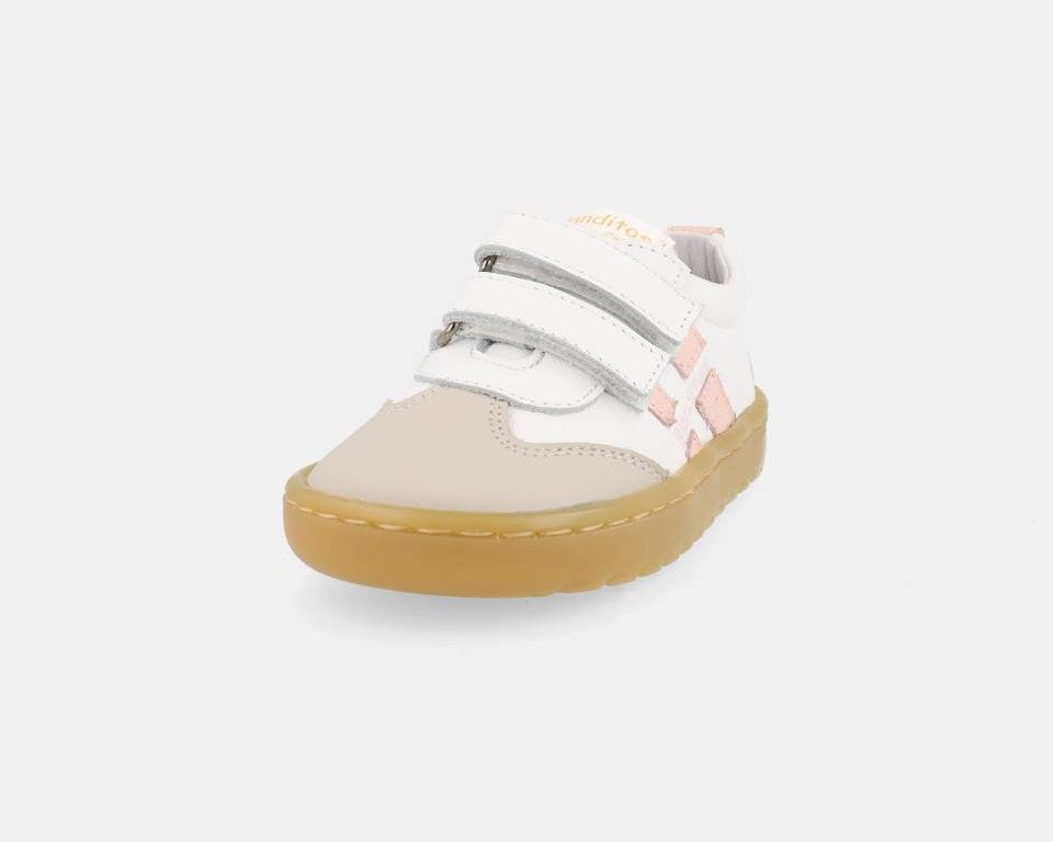 Sapatilhas Blanditos Lisboa Branco e Rosa