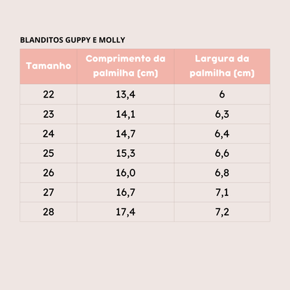 Sapatilhas Blanditos Guppy Sand