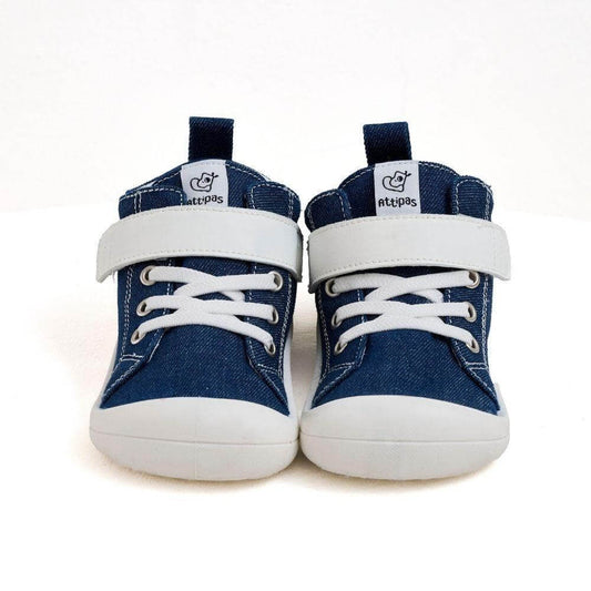 Attipas Denim Skin Shoes Deep Blue