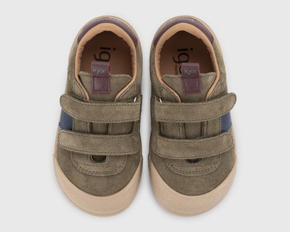 Sapatilhas Igor Tennis Bicolor Kaki